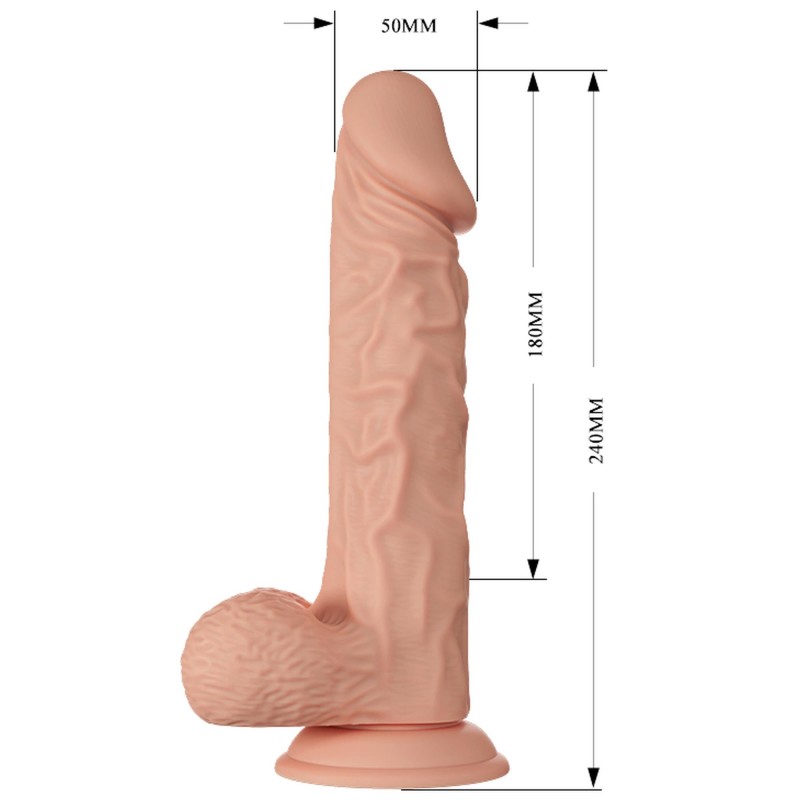 Duże realistyczne dildo penis z przyssawką  28cm